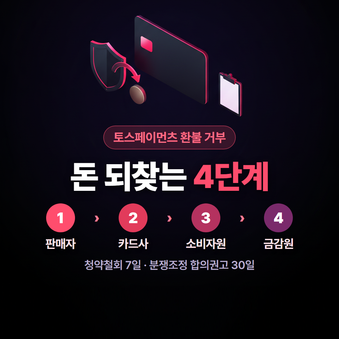 토스페이먼츠 환불이 거부됐을 때 판매자부터 금융감독원까지 거치는 4단계 대응 순서